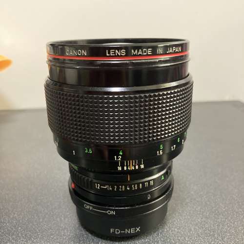 Canon FD 85mm f1.2 FD版紅圈鏡