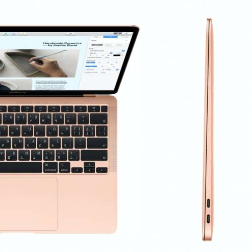 香港Apple Store行貨Apple MacBook Air 256GB Retina 13-inch 金色 Mid 2019