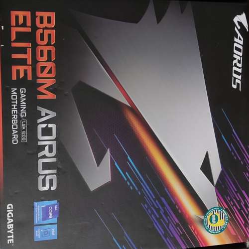 放Gigabyte B560M Aorus Elite LGA1200