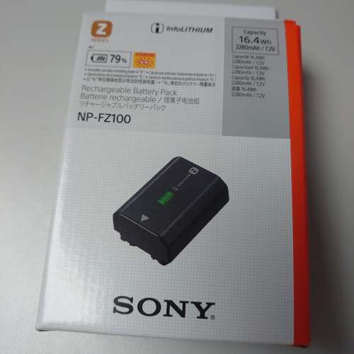Sony全新電池NP-FZ100 A7三代四代,A1,A9等啱用