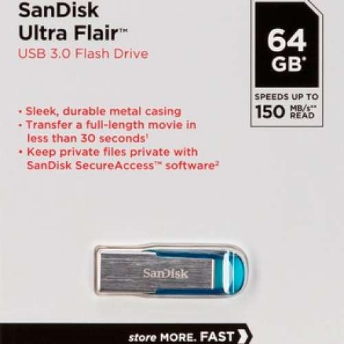 SanDisk Ultra Flair USB3.0 64GB Flash Drive