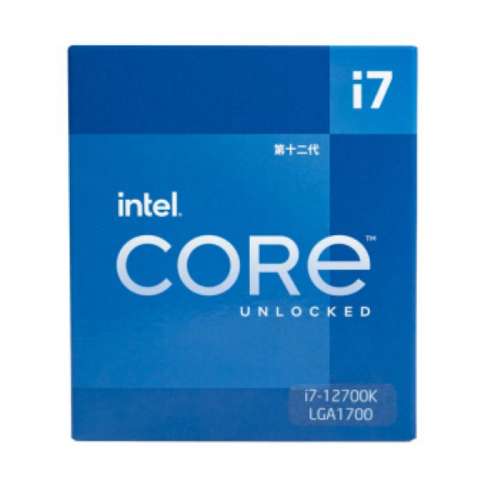 12代 Intel CPU i7-12700K(可換)