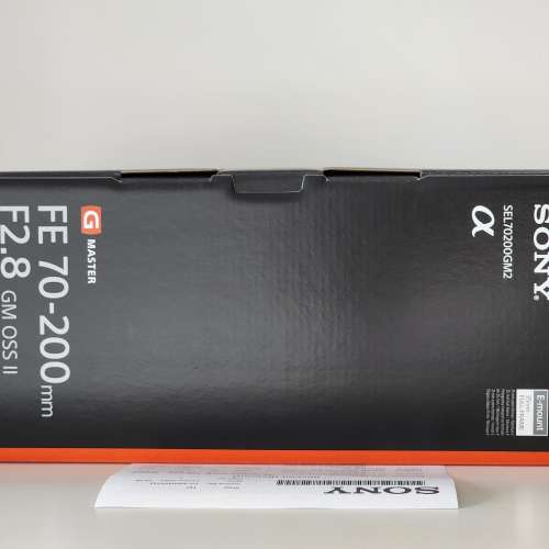 全新Sony FE 70-200mm F2.8 GM OSS II / SEL70200GM2 二代 鏡頭