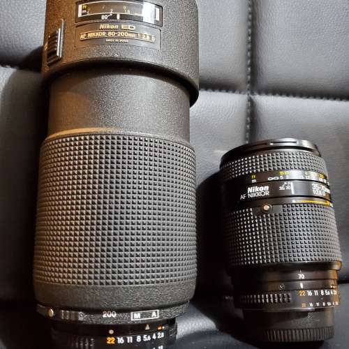 Nikon 35-70mm F2.8D & 80-200 F2.8D