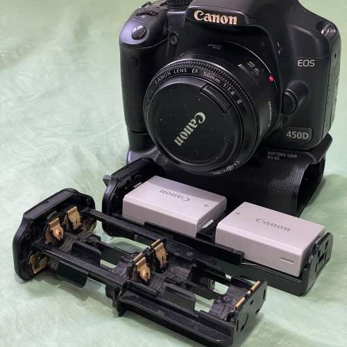 Canon 450D 一機四鏡 50 f1.8 II  連兩直度 兩電