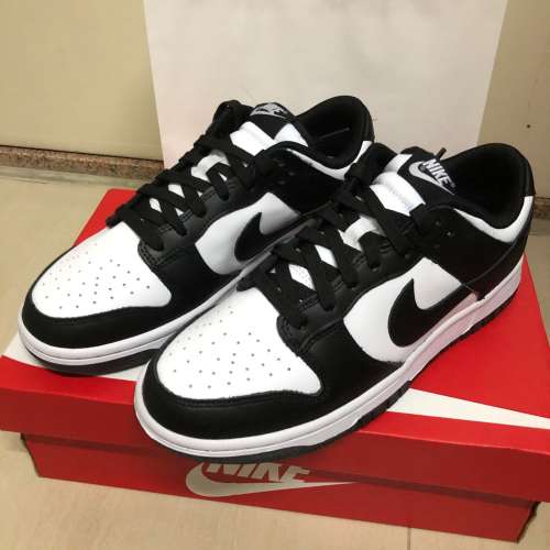 全新有單 男裝 US 7 / EUR 40 Nike Dunk Low Retro Black / White Panda for Men