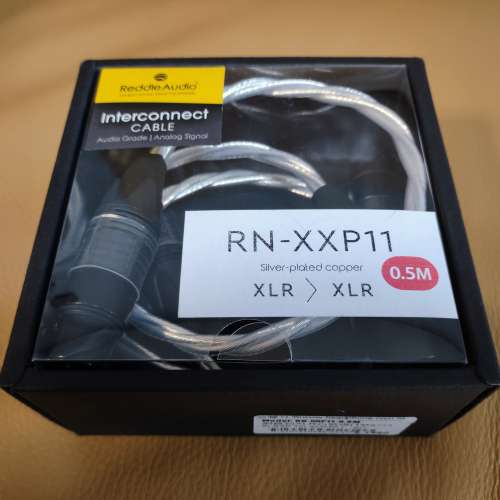 Reddle Audio – RN-XXP11 XLR cable 0.5M (只試聲、極新)