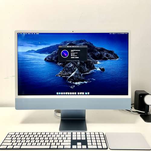 [99％新][行貨] APPLE iMac 24吋 8核心CPU 8核心GPU 8+256 藍色 (精妙觸控板+精妙鍵...