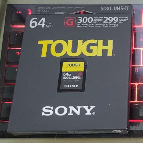 Sony Tough 64GB 市面最高速SD card