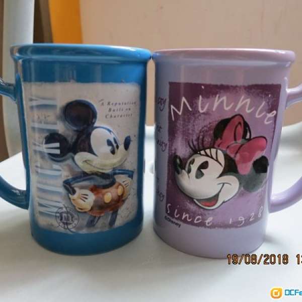 迪士尼Mickey Mouse米奇老鼠紀念杯一對