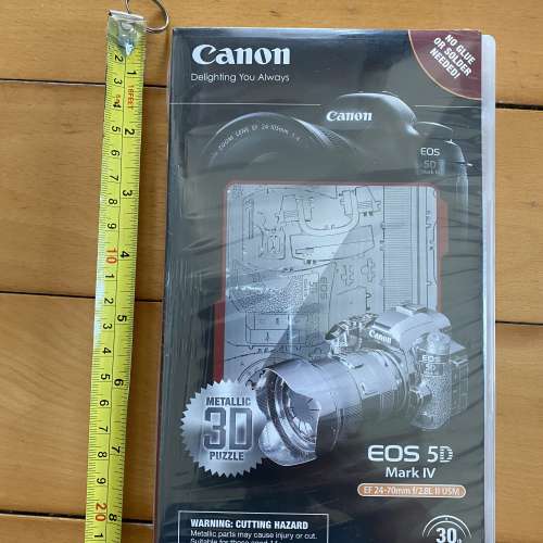 100%NEW & Real 全新 Canon 3D Puzzle EOS 5D Mark IV 未拆 相機 模型