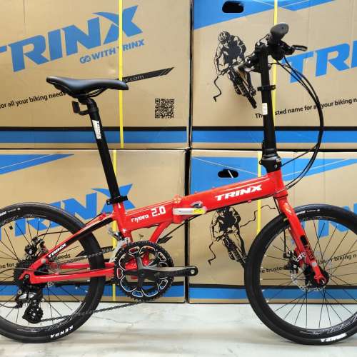 《免費送貨/送頭盔》TRINX FLYBIRD 2.0L - 16速 碟剎 啤令轆 22吋(451) 摺疊單車