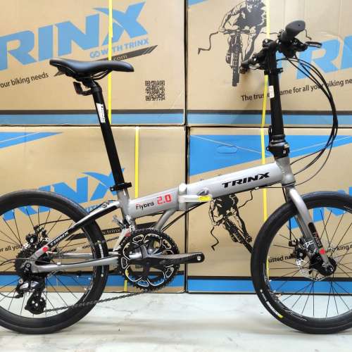 《免費送貨/送頭盔》TRINX FLYBIRD 2.0L - 16速 碟剎 啤令轆 22吋(451) 摺疊單車
