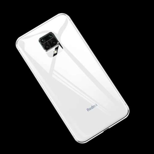 小米紅米Redmi Note 9 pro 透明手機套連高清鋼化玻璃貼一套。