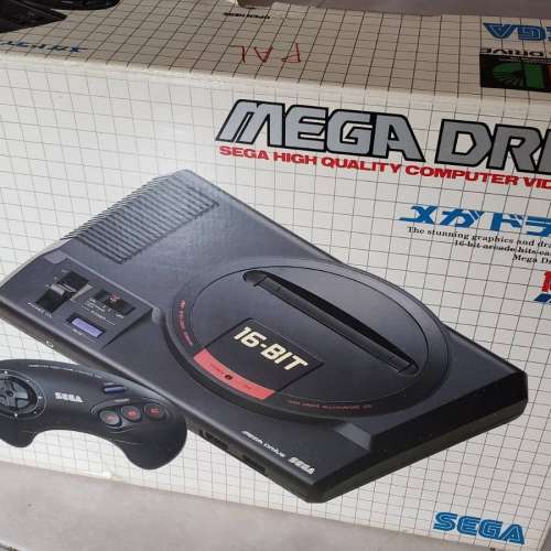 收藏品 中古 世嘉5代 16 Bit Sega Mega Drive (極新)