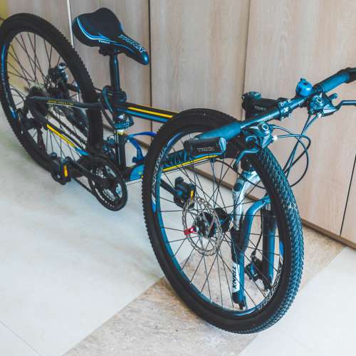 90% New 24吋碟煞單車TRINX21速 碟剎 24吋 山地車 前轆以改快拆 (適合中童和女士)