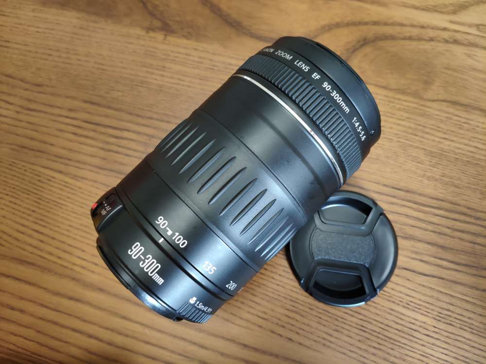 for Canon EF 90-300 mm 4.5-5.6 USM white Lens Cap 58mm 