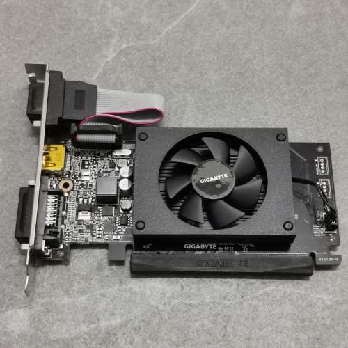 技嘉 Gigabyte NVIDIA GT 710 GV-N710D3-2GL graphics card GPU