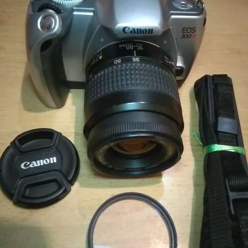 平用canon eos 300v 連原廠35-80mm鏡頭鏡片清冇花冇霉新诤