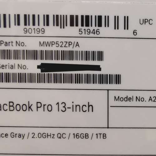 激減MacBook Pro 13" New
