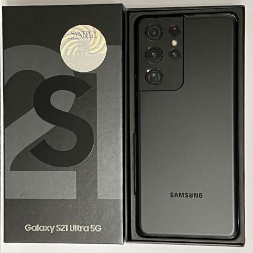 Samsung Galaxy S21 Ultra 5G 12GB/256GB 幻影黑色 香港行貨