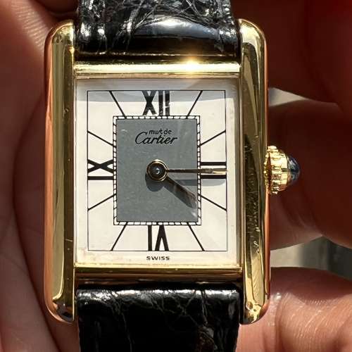 ❤️1.Cartier tank 卡地亞中古女裝手錶