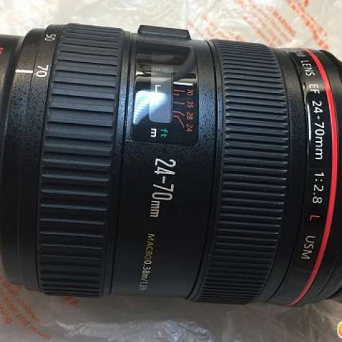 Canon EF 24-70mm F2.8 L Macro USM 行貨 跟 B+W XS-Pro MRC UV 可換7D2