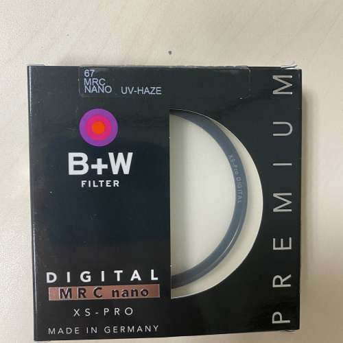 B+W XS-PRO MRC Nano UV-HAZE 67mm