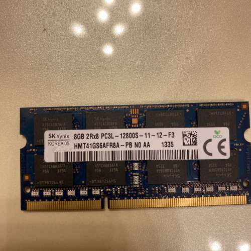 Note book 8G DDR3 ram