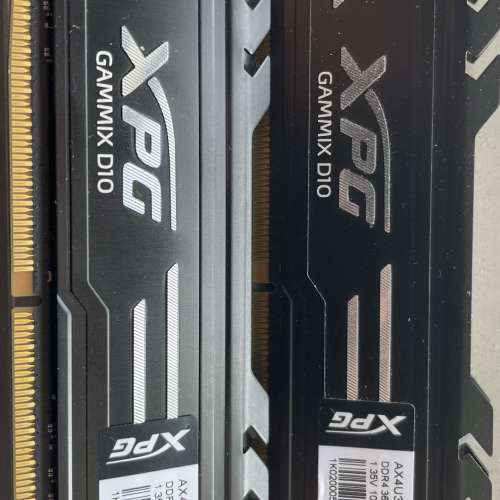 XPG Gammix D10 DDR4 3600MHz C18 16GB (2x8GB) CL18