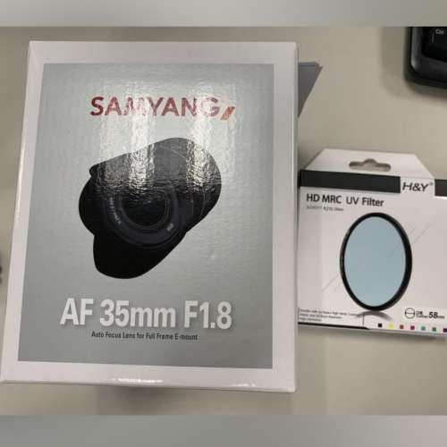 （總值$3690）2年行保-全新Samyang AF 35mm f/1.8 FE Lens for Sony E (加全新hY H...