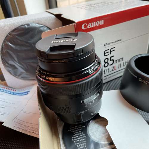 Canon EF85mm f/1.2L II USM 人像鏡皇