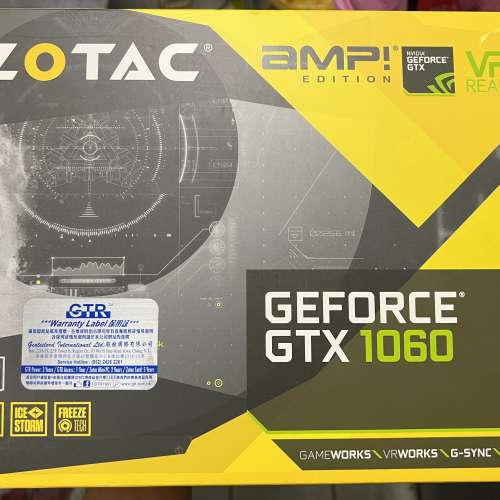 ZOTAC GTX 1060 6GB AMP! EDITION