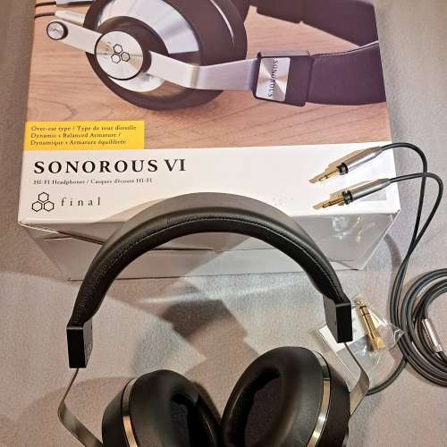 final Audio SONOROUS VI 圈鐵混合 耳罩式耳機 WIRED Headphones