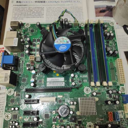Intel Core i3-550 + HP MS-7613 MATX MB + 4GB DDR3 RAM -全正常 (已啟用Windows 10)