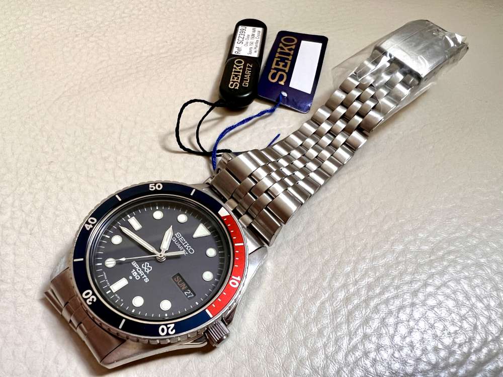 SEIKO SPORTS 150 ペプシSQ 5y23-6060 実働 1989 Seiko SQ Sports 150 5Y23-6060 Quartz – Mornington Watches