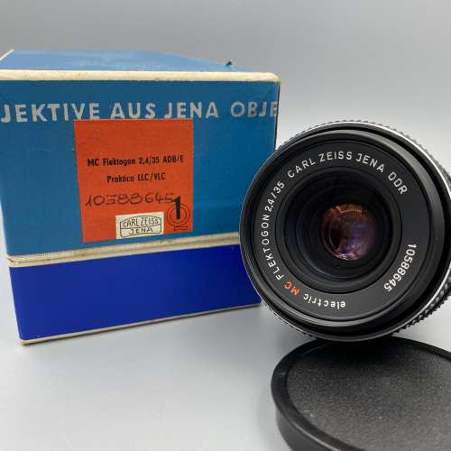 Carl Zeiss Jena DDR electric MC Flektogon 35mm f/2.4 M42