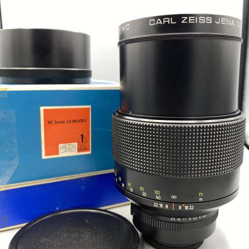 Carl Zeiss Jena DDR Sonnar Electric 200mm f/2.8 MC ADB/E M42