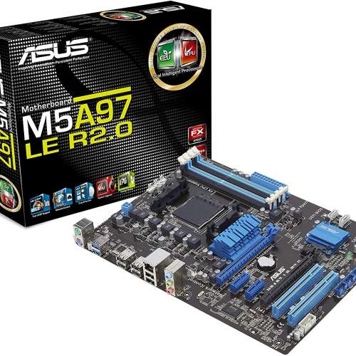ASUS M5A97 LE R2.0 AM3+ 主機板 DDR3 AMD FX