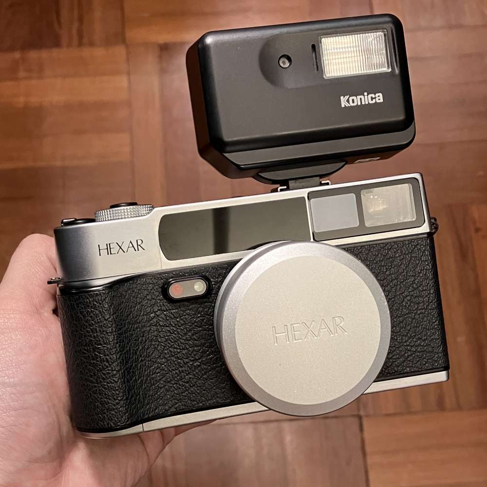 買賣全新及二手菲林相機, 攝影產品- Konica Hexar AF Silver & HX-14