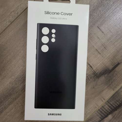 Samsung galaxy S22 Ultra Silicone Cover 灰黑   原廠薄型背蓋保護套 全新未開盒 ...