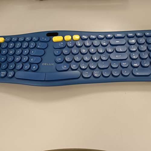 wireless 人體工學 keyboard 可連3 設備