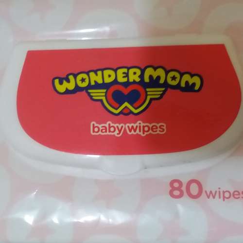 Wonder Mom baby wipes,濕紙巾,No Alcohol and Coloring Pigment.80張 /包,全新未...