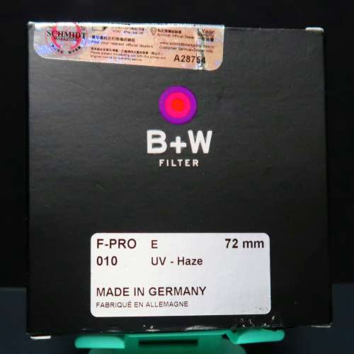 B+W 72mm, UV-HAZE,F-Pro,保護鏡