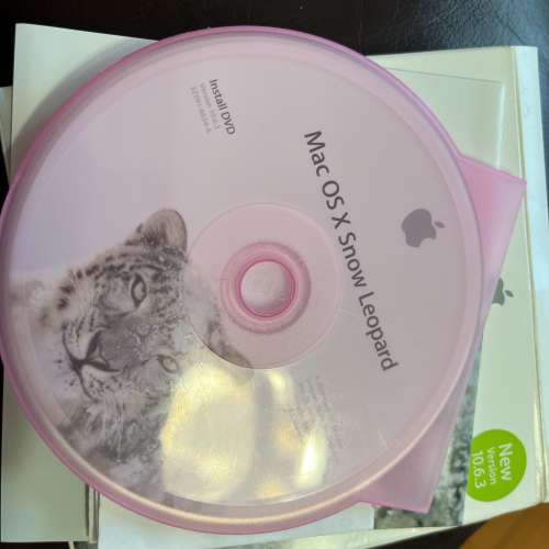 Mac OS X snow Leopard install DVD ver 10.6.3