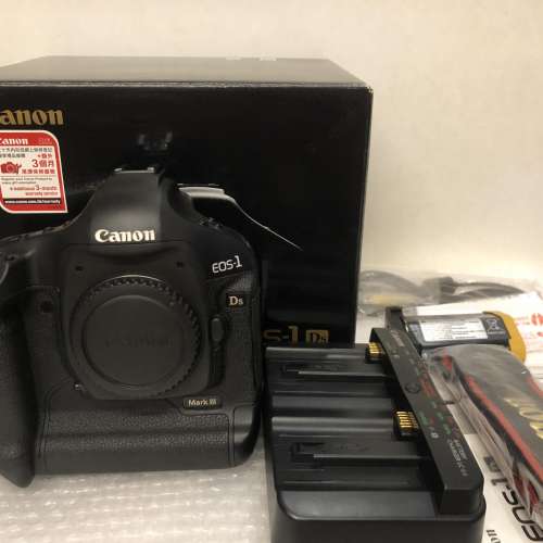 98%新Canon 1DS MK III 1Ds3行貨機皇全套，2正電，64G CF (仍然係現今最高解像嘅1D...