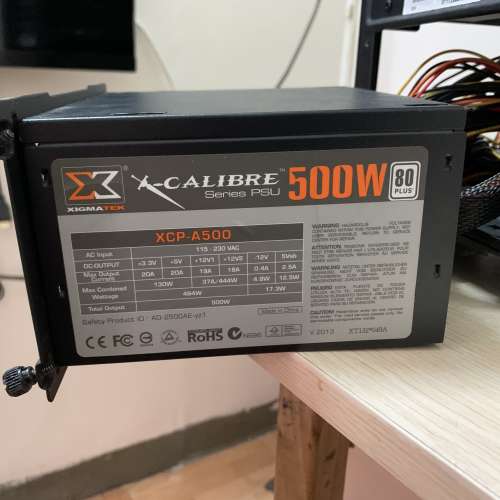 500W 火牛 白牌 Xigmatek X-Calibre XCP-A500 80 Plus