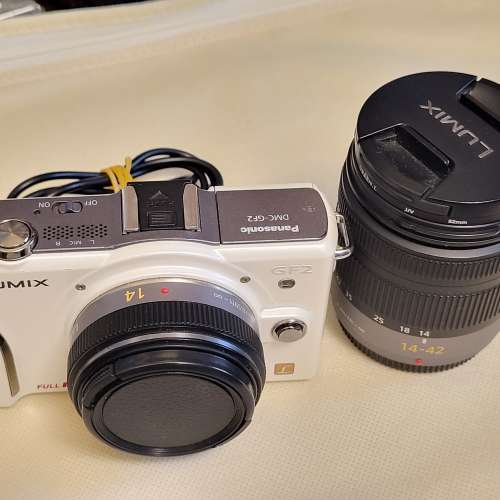 Panasonic GF2 Mirrorless 相機, 連 kit lens (白色)