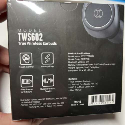 tws602 true wireless earbuds