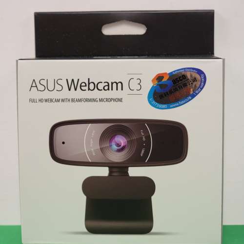 ASUS Webcam C3 USB 視像會議鏡頭 (全新)